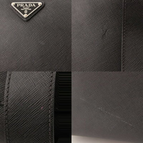 Prada Saffiano Rucksack Backpack Black - Picture 8 of 10